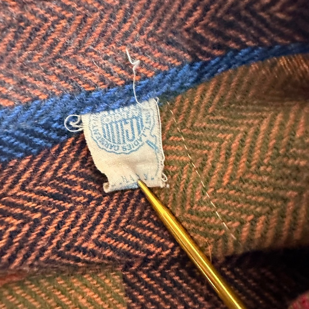 Womens Cottagecore Wool Patchwork Plaid Midi Skir… - image 3